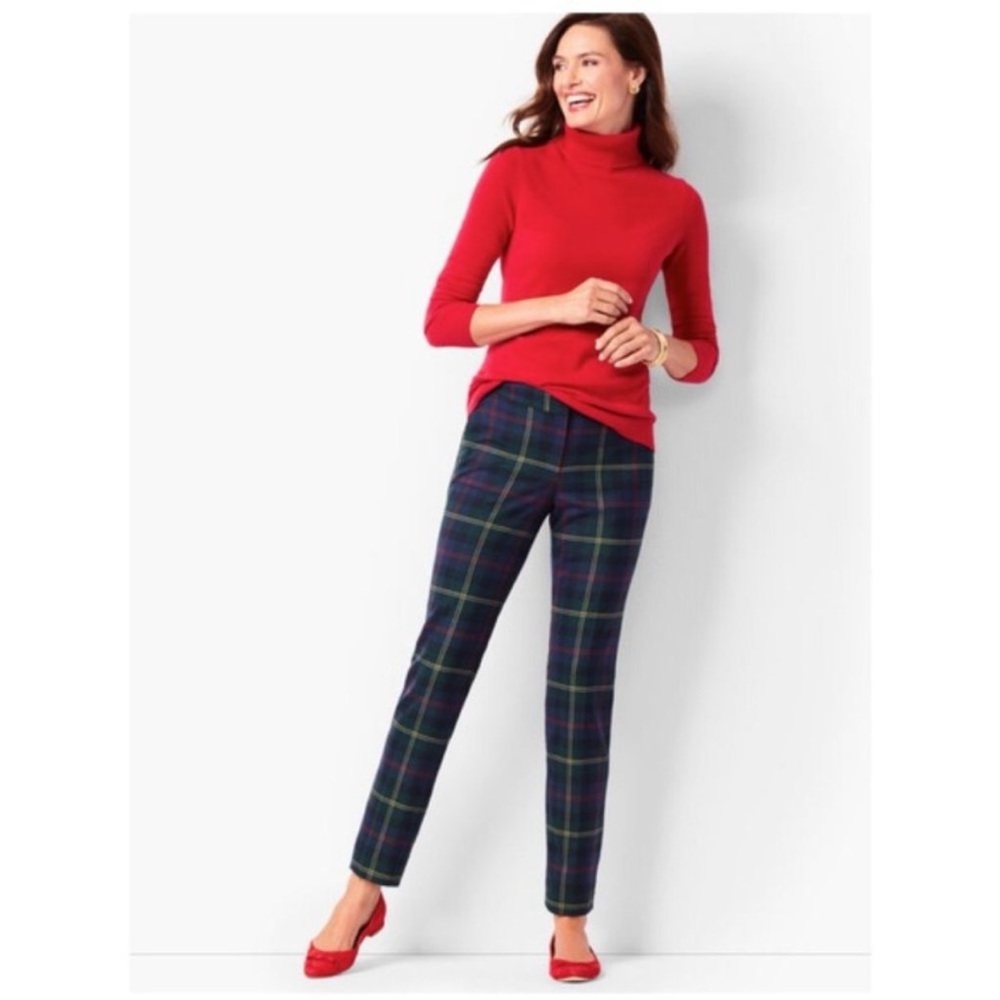 Talbots Wool Trouser Plaid Pants 8P